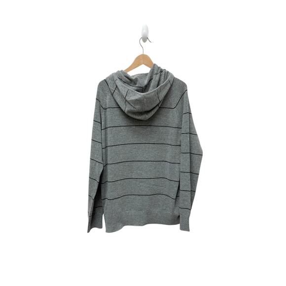 NWT Ed Hardy Mens Patch Knitted Striped Zip Up Hoodie‎ Sweater Gray Size XL - Picture 10 of 10
